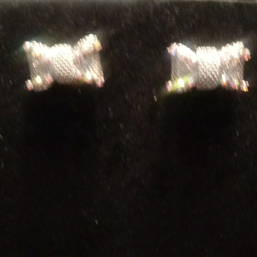 Betsey johnson bow earrings..